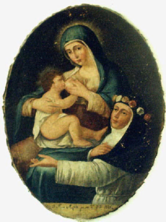 Foto: Raffaele Aloisio, Madonna del Latte, 1826, Parrocchia di S. Nicola a Lago (prima del restauro)
